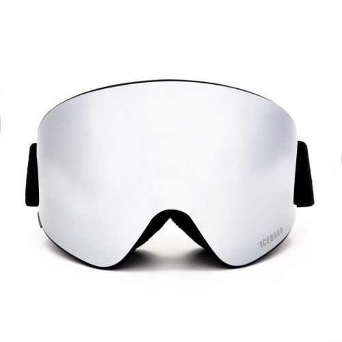  Ski Goggles	 - Bonetech ICEBRKR Black Silver Mirror | Ski 